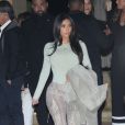Exclusif - Kim Kardashian - Le clan Kardashian/Jenner se retrouve pour fêter l'anniversaire de Caitlyn (70 ans) au restaurant Nobu de Los Angeles le 29 octobre 2019.