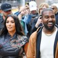 Kanye West et sa femme Kim Kardashian passent la journée en amoureux à New York, le 25 octobre 2019.