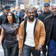 Kanye West et sa femme Kim Kardashian passent la journée en amoureux à New York, le 25 octobre 2019.
