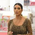 Exclusif - Kim Kardashian lors d'une virée shopping chez Ulta Beauty Cosmetics dans le quartier de Calabasas à Los Angeles, le 22 octobre 2019