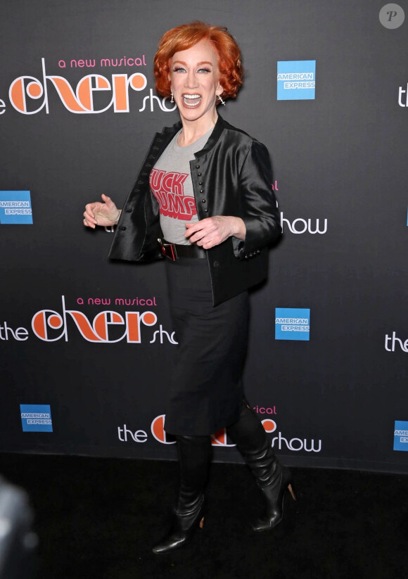 Kathy Griffin à la première de la comédie musicale "The Cher Show" au théâtre Neil Simon à Broadway à New York. Le 3 décembre 2018.