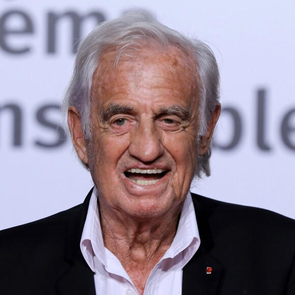 Jean-Paul Belmondo au photocall de la cérémonie d'ouverture de la 10ème édition du Festival Lumière à Lyon, France, le 13 octobre 2018. © Dominique Jacovides/Bestimage