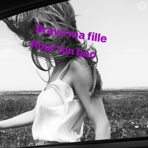 Stéphane Hénon dévoile une photo de sa fille, sur Instagram, en juillet 2019