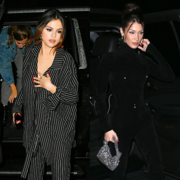 Selena Gomez et Bella Hadid, photographiées à New York les 29 octobre et 4 novembre 2019, sont sur la voie de la réconciliation.