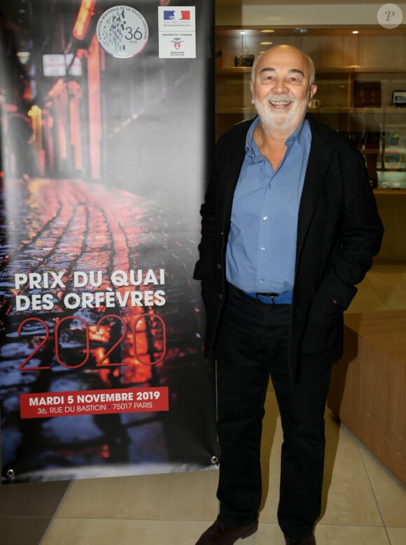 Exclusif - Gérard Jugnot, parrain de l'édition 2020 - Remise du prix du Quai des Orfèvres 2020 au 36 rue Bastion, nouveau siège de la police parisienne le 5 novembre 2019. © Didier Sabardin / Bestimage