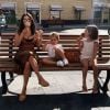 Kourtney Kardashian et ses enfants Reign et Penelope en Italie. Octobre 2019.