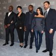 Corey Gamble, sa compagne Kris Jenner, Kanye West, sa femme Kim Kardashian West et Riccardo Tisci assistent à la 9ème soirée annuelle WSJ Innovators Awards au musée d'Art Moderne à New York, le 6 novembre 2019.
