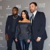 Kanye West, sa femme Kim Kardashian West et Riccardo Tisci assistent à la 9ème soirée annuelle WSJ Innovators Awards au musée d'Art Moderne à New York, le 6 novembre 2019.