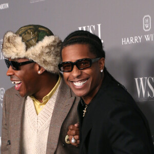 Tyler, The Creator et A$AP Rocky assistent à la 9ème soirée annuelle WSJ Innovators Awards au musée d'Art Moderne à New York, le 6 novembre 2019. © Sonia Moskowitz / Zuma Press / Bestimage