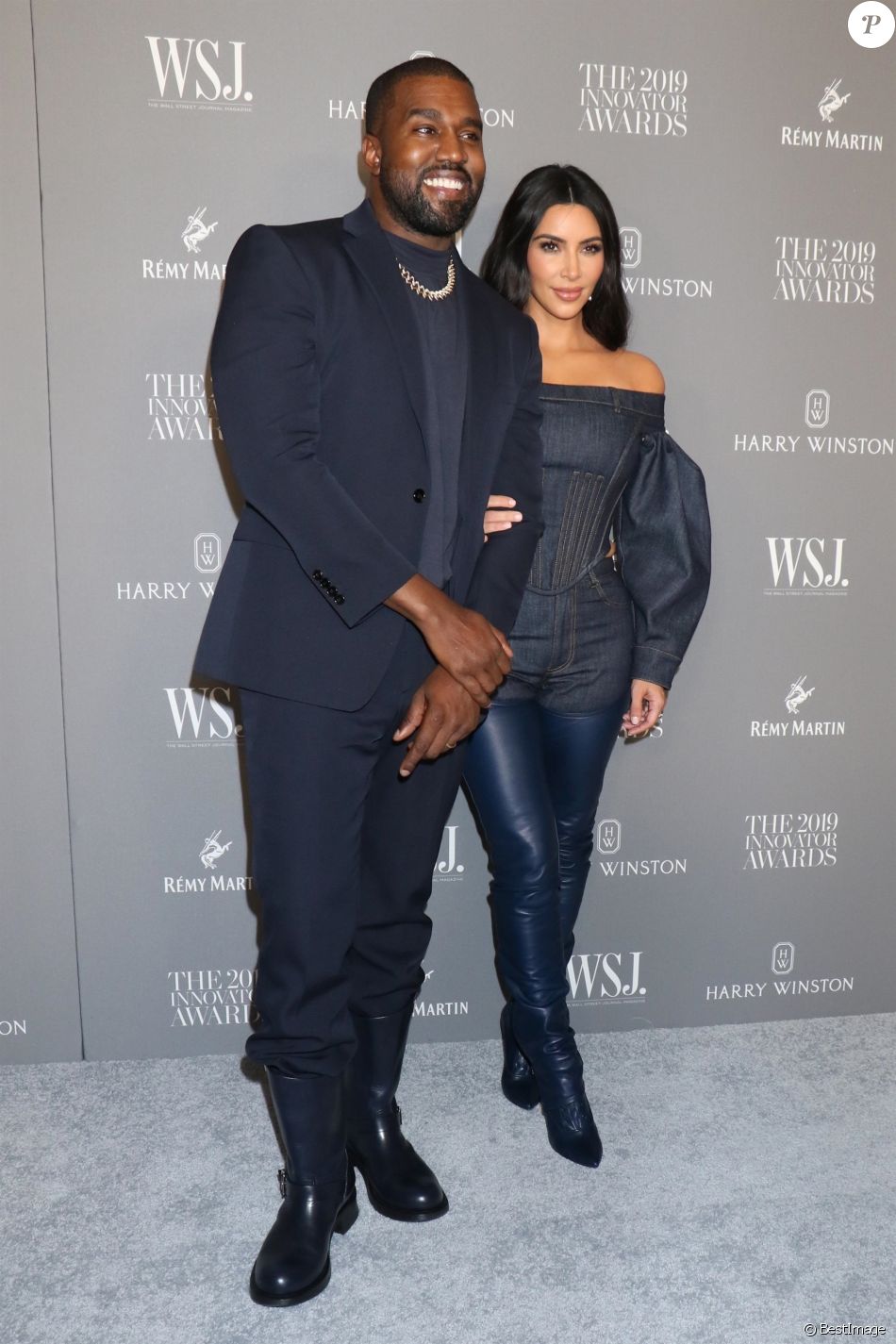 Kim Kardashian et son mari Kayne West assistent à la 9ème soirée