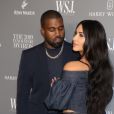 Kim Kardashian et son mari Kayne West à la 9ème soirée annuelle WSJ Innovators Awards au musée d'Art Moderne à New York, le 6 novembre 2019.