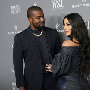 Kanye West et Kim Kardashian assistent à la 9ème soirée annuelle WSJ Innovators Awards au musée d'Art Moderne à New York, le 6 novembre 2019.