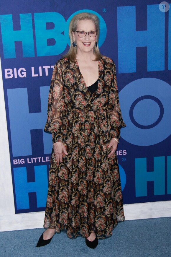 Meryl Streep lors de la première de la deuxième saison de la série ‘Big Little Lies' au Centre Jazz At Lincoln à New York, le 29 mai 2019.