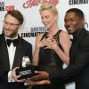 Seth Rogen, Charlize Theron, David Oyelowo - Photocall du 33ème American Cinematheque Awards Gala à Los Angeles le 8 novembre 2019.