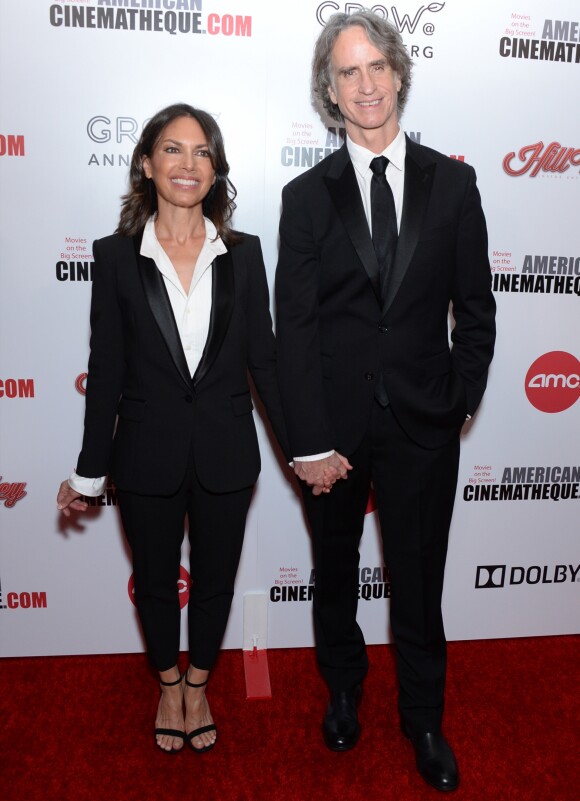 Jay Roach et sa femme Susanna Hoffs - Photocall du 33ème American Cinematheque Awards Gala à Los Angeles le 8 novembre 2019.