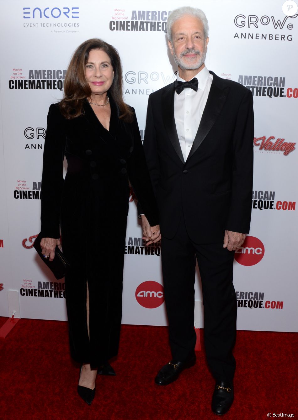 Paula Wagner et son mari Rick Nicita - Photocall du 33ème American Cinematheque Awards Gala à Los Angeles le 8 novembre 2019.