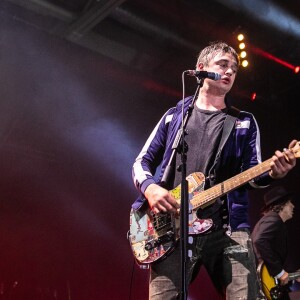 Pete Doherty et son groupe de rock "The Libertines" se produisent en concert à Berlin, le 5 novembre 2019.