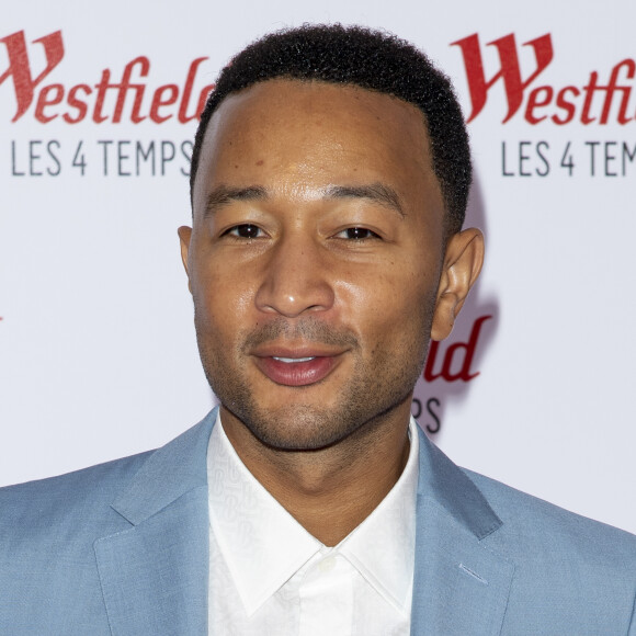 John Legend inaugure le nouveau centre commercial Westfield "Les 4 Temps" à Puteaux, le 12 septembre 2019. © Pierre Perusseau/Bestimage