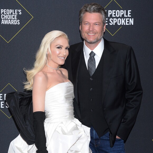 Gwen Stefani, Blake Shelton - Les célébrités assistent à la 45ème cérémonie des "People Choice Awards" à Santa Monica, le 10 novembre 2019.