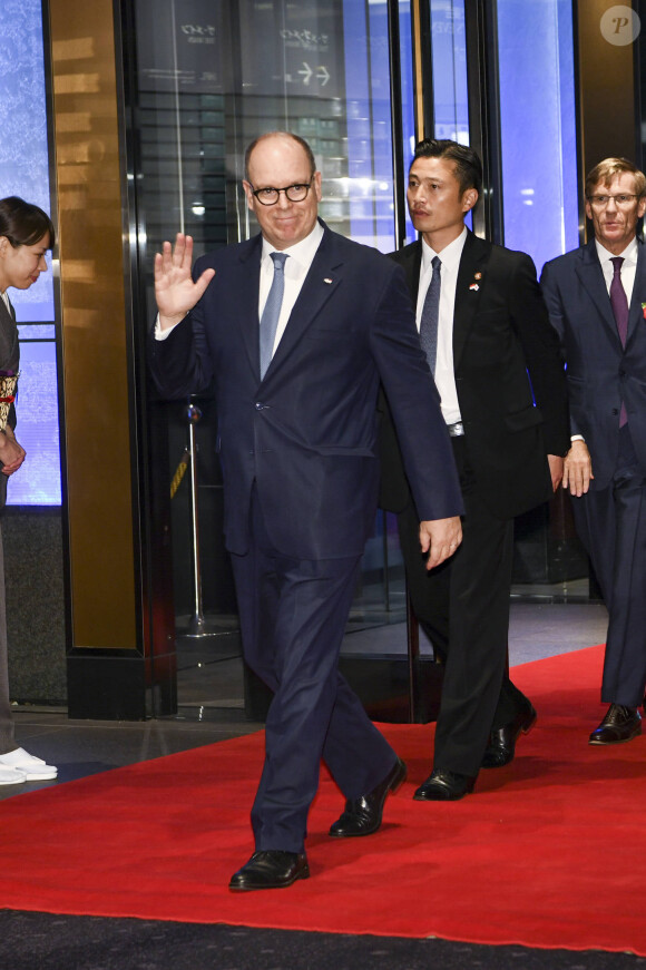 Le prince Albert II de Monaco - Arrivées au banquet d'Etat pour l'empereur Naruhito organisé par le premier ministre Shinzo Abe à Tokyo, au Japon le 23 octobre 2019.