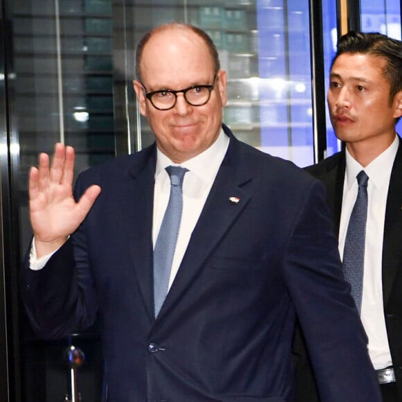 Le prince Albert II de Monaco - Arrivées au banquet d'Etat pour l'empereur Naruhito organisé par le premier ministre Shinzo Abe à Tokyo, au Japon le 23 octobre 2019.