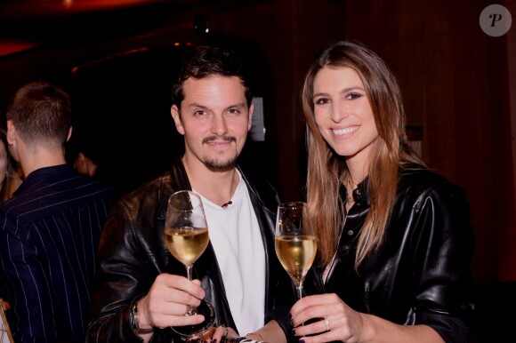 Laury Thilleman et son petit ami Juan Arbelaez à la soirée de lancement du nouveau parfum Boss à Paris - 13 novembre 2019