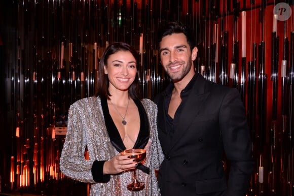 Rachel Legrain-Trapani et son petit ami Valentin Léonard à la soirée de lancement du nouveau parfum Boss à Paris - 13 novembre 2019