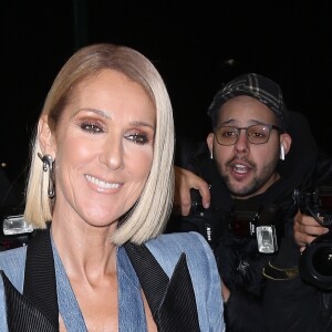 Céline Dion habillée en RVDK à la sortie de son hôtel à New York, le 14 novembre 2019