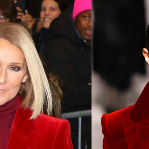 Céline Dion et Gigi Hadid portent le même look signé Tom Ford. 2019.