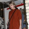 Exclusif - Taylor Swift quitte la Howard Gilman Opera House après le dernier concert de Madonna à Brooklyn, New York, le 13 octobre 2019.