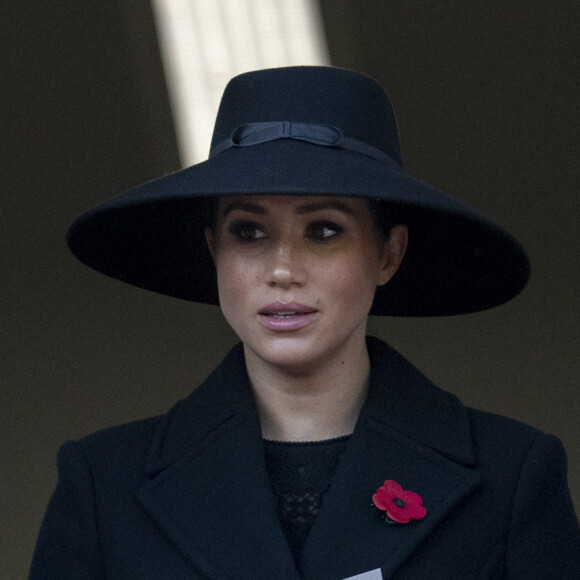 Meghan Markle, duchesse de Sussex - La famille royale d'Angleterre lors du National Service of Remembrance à Londres le 10 novembre 2019.
