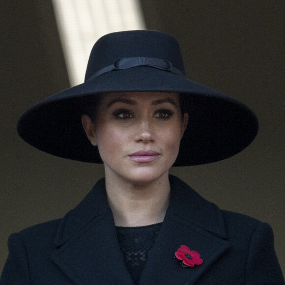 Meghan Markle, duchesse de Sussex - La famille royale d'Angleterre lors du National Service of Remembrance à Londres le 10 novembre 2019.