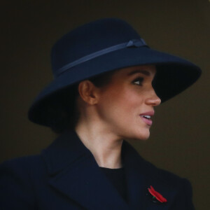 Meghan Markle, duchesse de Sussex - La famille royale d'Angleterre lors du National Service of Remembrance à Londres le 10 novembre 2019.