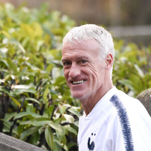 Didiers Deschamps - Les joueurs de l'équipe de France se rendent à l'entrainement à Clairefontaine le 11 novembre 2019. © Anthony Bibard/Panoramic/Bestimage