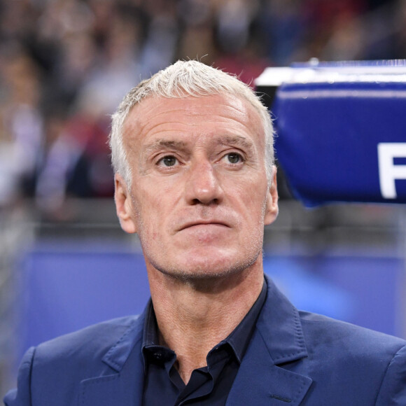 Didier Deschamps - Match de qualification pour l'Euro2020 "France - Turquie (1-1)" au Stade de France, Saint-Denis, le 14 octobre 2019.