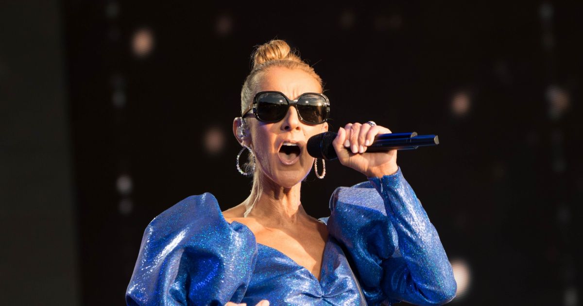 Céline Dion en concert lors du 2019 British Summer Time Festival à Hyde