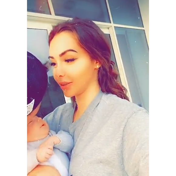 Nabilla et son fils Milann à Dubaï - Snapchat, 18 novembre 2019