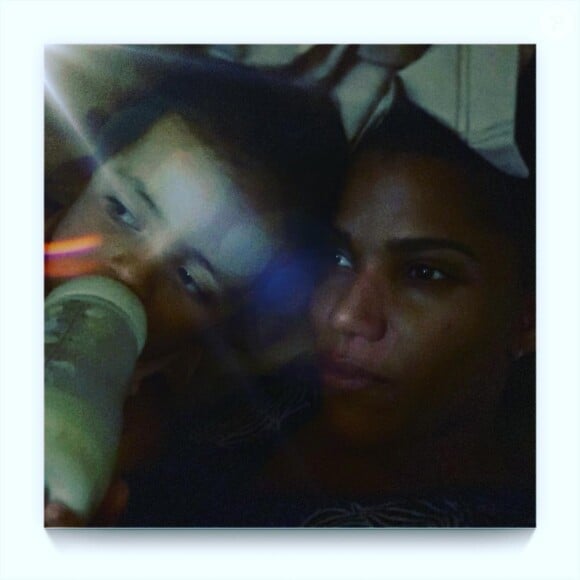Audrey Chauveau et sa fille Pia, photo Instagram du 16 juillet 2019