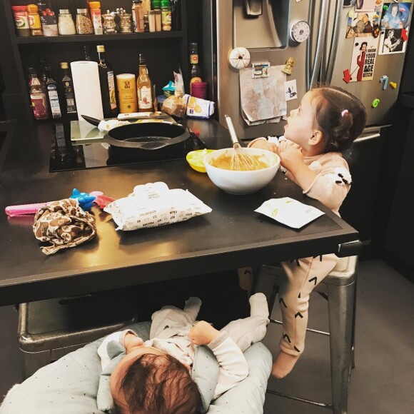 Audrey Chauveau partage une photo de ses deux enfants, sur Instagram, le 27 avril 2019