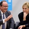 Julie Gayet et François Hollande se sont rendus à la Dream Charter School de New York le 18 novembre 2019.