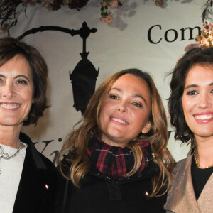 Inès de La Fressange, Sandrine Quétier et Laurie Cholewa - Illuminations rue du Faubourg Saint Honoré à Paris, le 19 novembre 2019. © Coadic Guirec/Bestimage