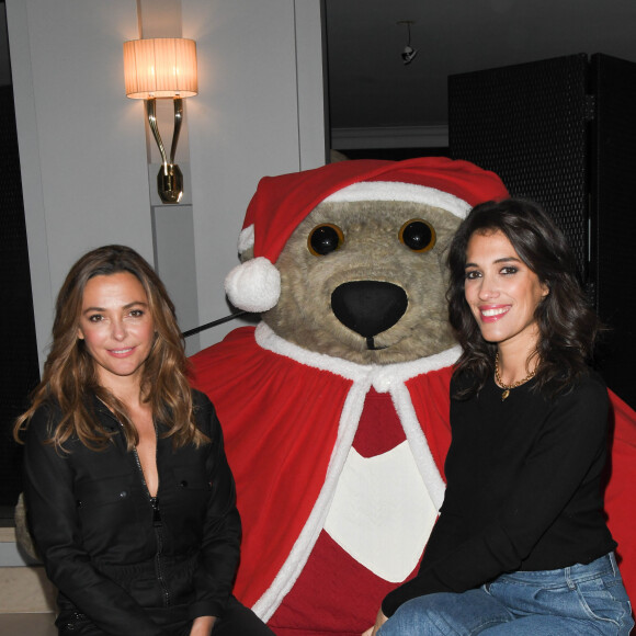 Sandrine Quétier et Laurie Cholewa - Illuminations rue du Faubourg Saint Honoré à Paris, le 19 novembre 2019. © Coadic Guirec/Bestimage