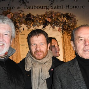 Patrick Préjean, Philippe Lelièvre, Christian Morin - Illuminations rue du Faubourg Saint Honoré à Paris, le 19 novembre 2019.  © Coadic Guirec/Bestimage