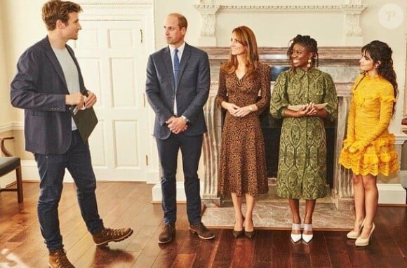 L'animateur de radio anglais Greg James invité par le prince William et Kate Middleton au palais de Kensington, le 22 octobre 2019.