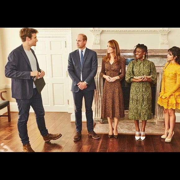 L'animateur de radio anglais Greg James invité par le prince William et Kate Middleton au palais de Kensington, le 22 octobre 2019.