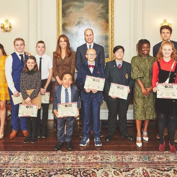 L'animateur de radio anglais Greg James invité par le prince William et Kate Middleton au palais de Kensington, le 22 octobre 2019.