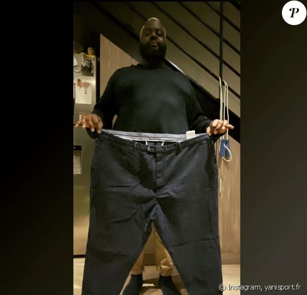 L'humoriste Issa Doumbia dévoile son impressionnante perte de poids, sur Instagram. Le 19 novembre 2019.