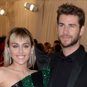 Miley Cyrus et son mari Liam Hemsworth - Arrivées des people à la 71ème édition du MET Gala (Met Ball, Costume Institute Benefit) sur le thème "Camp: Notes on Fashion" au Metropolitan Museum of Art à New York, le 6 mai 2019