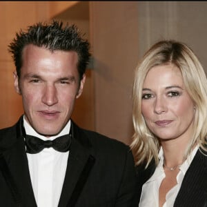 Benjamin Castaldi et Flavie Flament le 30 janvier 2006 à Paris. 