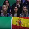 Ana María Parera, la maman de Rafael Nadal, sa femme Xisca Perello et sa soeur María Isabel Nadal lors de la finale de la Coupe Davis à Madrid, le 24 novembre 2019.